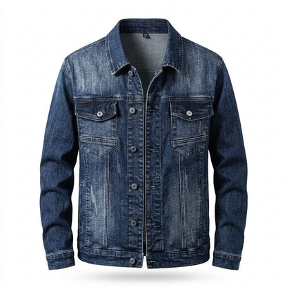 Allsaints Leather - Taver | Washed Button-Front Denim Jacket Men