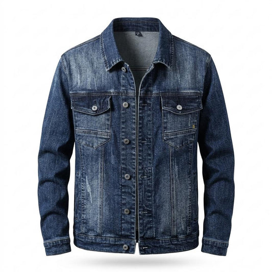 Allsaints Leather - Taver | Washed Button-Front Denim Jacket Men
