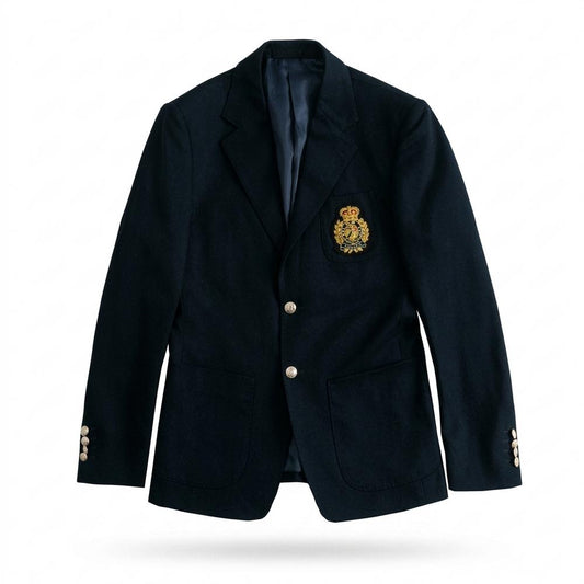 Allsaints Leather - Vedan | Embroidered Single-Breasted Blazer Men