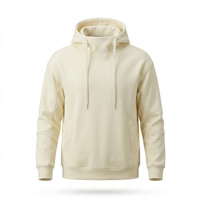 Allsaints Leather - Sadan | High-Neck Relaxed-Fit Hoodie Men