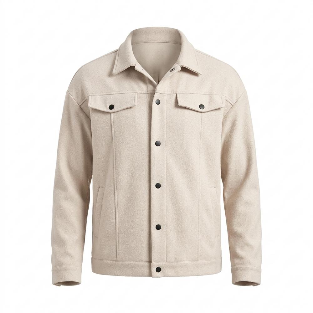 Allsaints Leather - Malin | Structured Wool-Blend Jacket Men