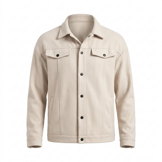 Allsaints Leather - Malin | Structured Wool-Blend Jacket Men