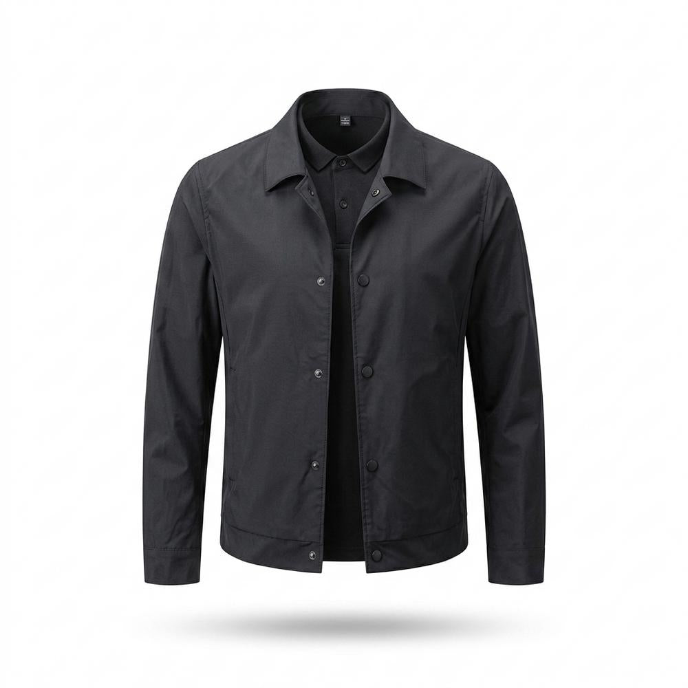 Allsaints Leather - Lovin | Button-Front Collared Jacket Men