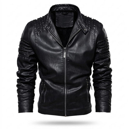 Allsaints Leather - Loral | Quilted Lined Leather Jacket Men