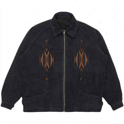 Allsaints Leather - Senud | Embroidered Corduroy Jacket Unisex
