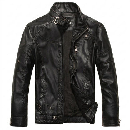 Allsaints Leather - Coren | Quilted Fitted Leather Jacket Men