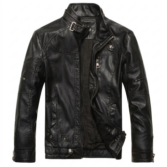 Allsaints Leather - Coren | Quilted Fitted Leather Jacket Men