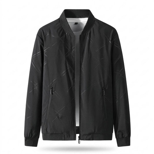 Allsaints Leather - Zedan | Zip-Up Patterned Jacket Men