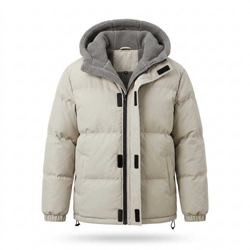 Allsaints Leather - Timon | Quilted Hooded Jacket Men