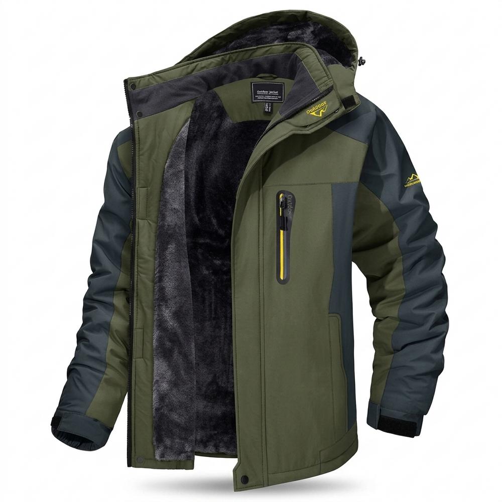 Allsaints Leather - Arser | Fleece-Lined Hooded Jacket Men