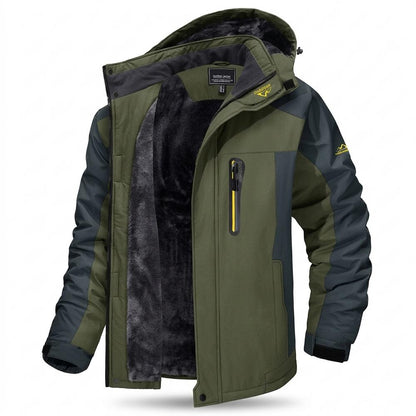 Allsaints Leather - Arser | Fleece-Lined Hooded Jacket Men