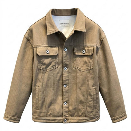 Allsaints Leather - Divan | Lined Button-Front Jacket Unisex