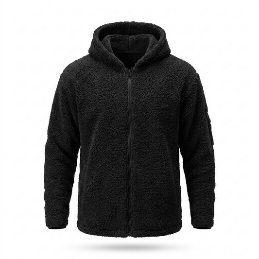 Allsaints Leather - Loken | Fleece Hooded Jacket Men