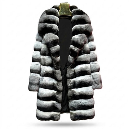 Allsaints Leather - Lokut | Striped Faux Fur Coat Women