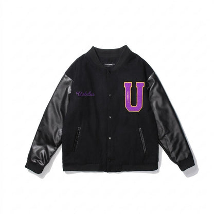 Allsaints Leather - Riram | Embroidered Button-Up Jacket Unisex