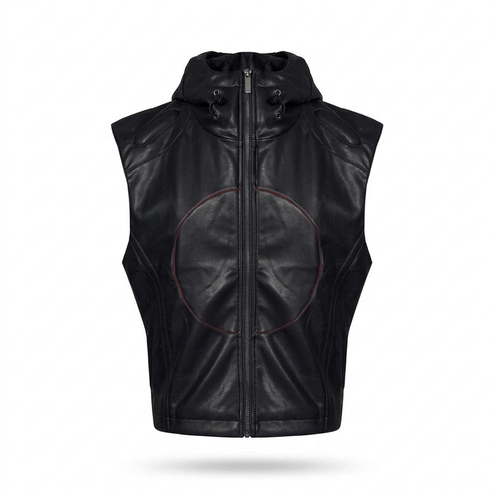 Allsaints Leather - Zaful | Hooded Fitted Vest Unisex