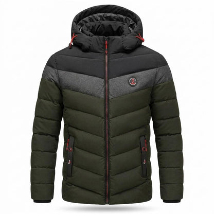 Allsaints Leather - Kodet | Quilted Hooded Jacket Men