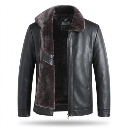 Allsaints Leather - Lezan | Lined Zip-Up Leather Jacket Men