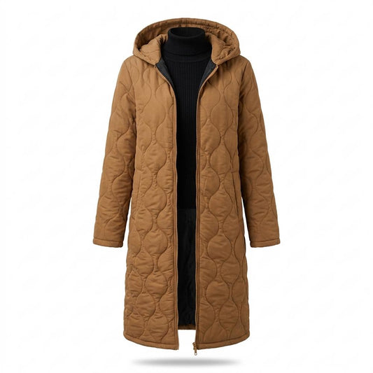Allsaints Leather - Caser | Quilted Hooded Coat Women