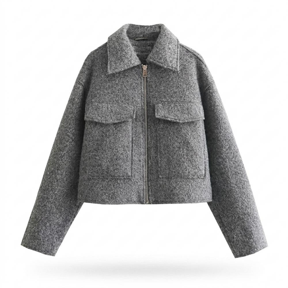 Allsaints Leather - Nizis | Structured Cropped Jacket Women