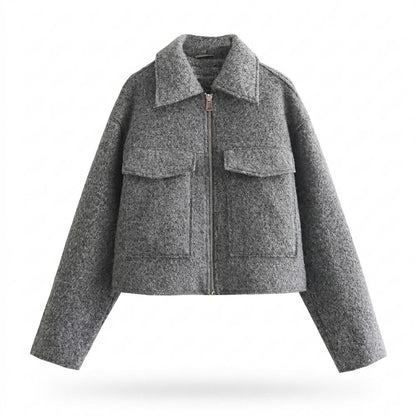 Allsaints Leather - Nizis | Structured Cropped Jacket Women