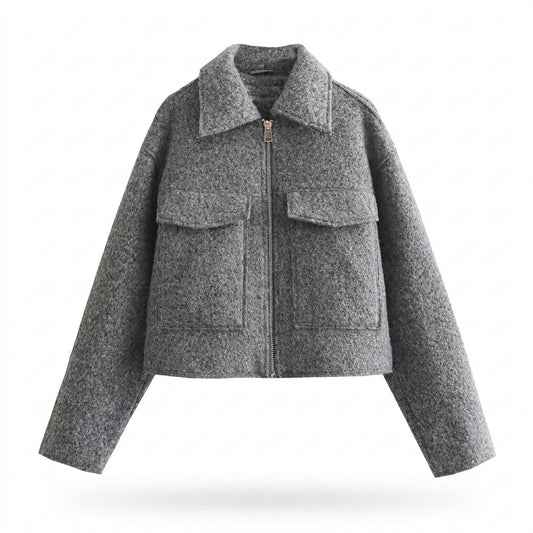 Allsaints Leather - Nizis | Structured Cropped Jacket Women