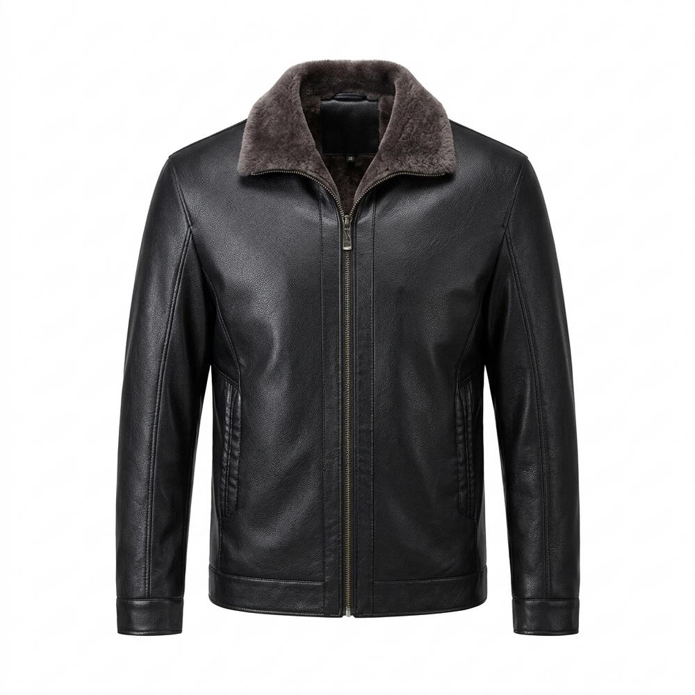 Allsaints Leather - Zaron | Lined Zip-Front Leather Jacket Men