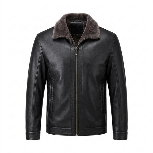Allsaints Leather - Zaron | Lined Zip-Front Leather Jacket Men