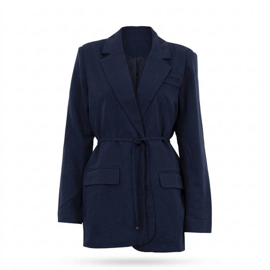 Allsaints Leather - Tamar | Belted Wrap Blazer Women