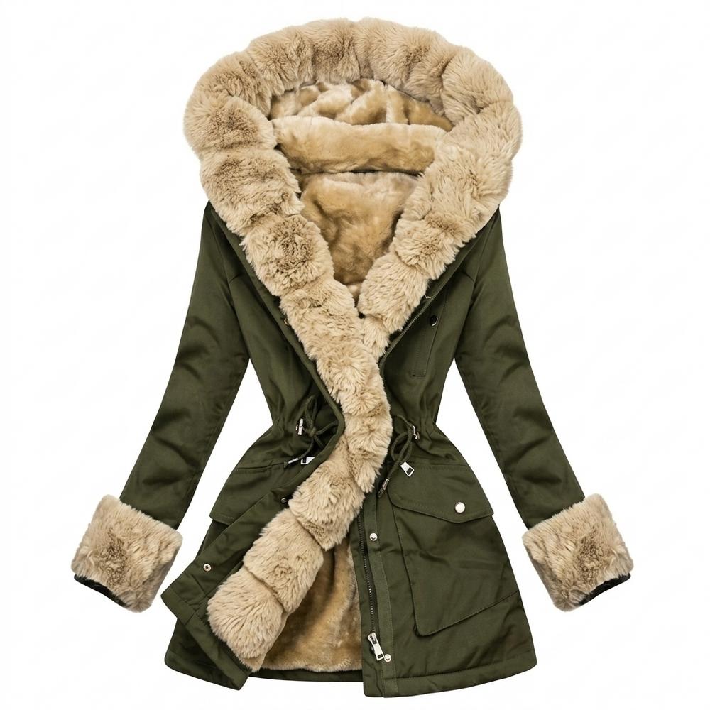 Allsaints Leather - Kalor | Fur-Lined Hooded Coat Women