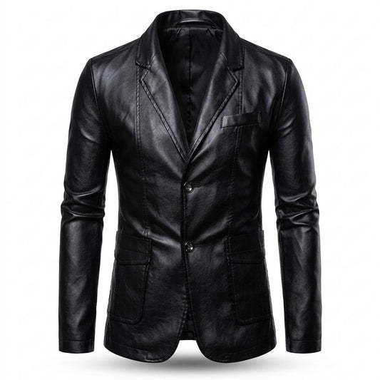 Allsaints Leather - Ramar | PU Leather Tailored Blazer Men