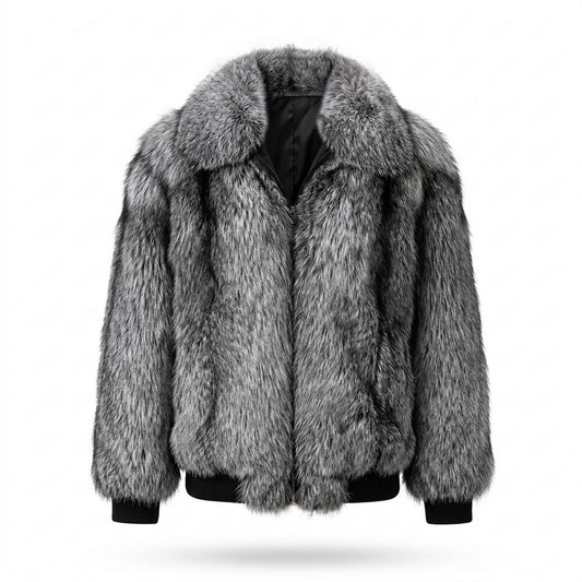 Allsaints Leather - Milor | Long-Haired Wide-Collared Jacket Men