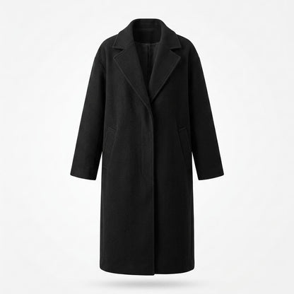 Allsaints Leather - Lodar | Longline Single-Breasted Coat Women