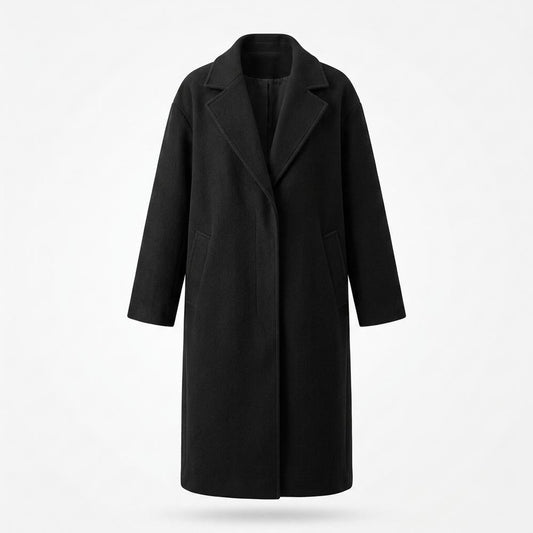 Allsaints Leather - Lodar | Longline Single-Breasted Coat Women
