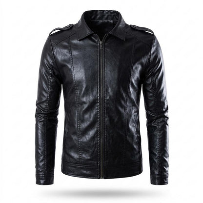 Allsaints Leather - Napen | Zip-Up Tailored Leather Jacket Men