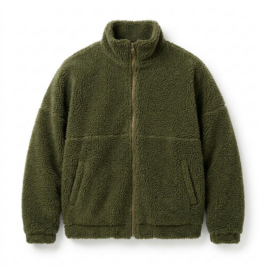 Allsaints Leather - Zemor | Fleece Zip-Up Jacket Men