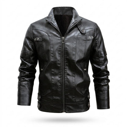 Allsaints Leather - Salor | Lined Structured Leather Jacket Men