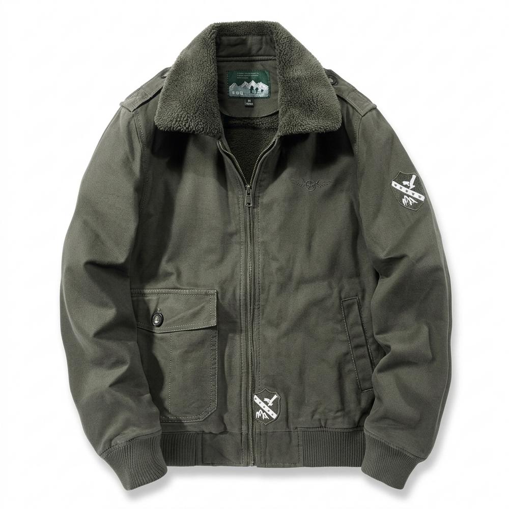 Allsaints Leather - Misol | Lined Sherpa-Collar Jacket Men