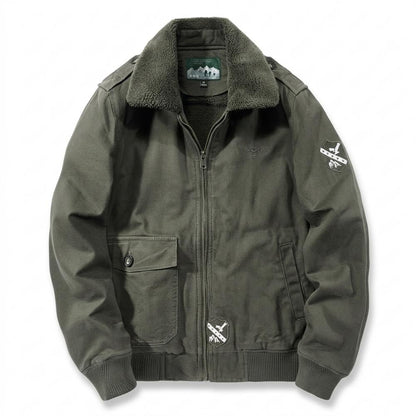 Allsaints Leather - Misol | Lined Sherpa-Collar Jacket Men