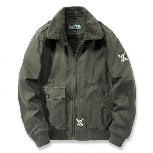 Allsaints Leather - Misol | Lined Sherpa-Collar Jacket Men