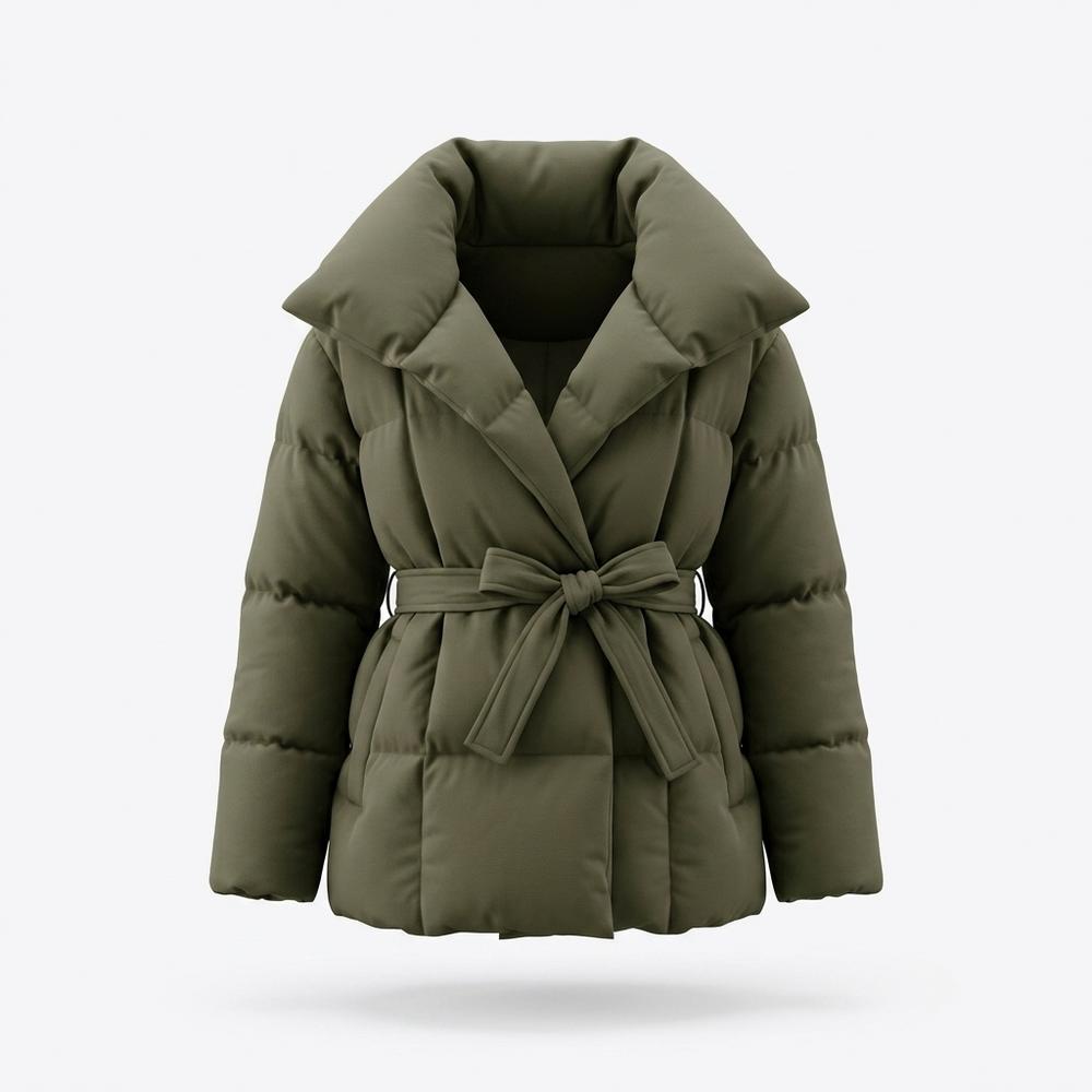 Allsaints Leather - Canor | Padded Belted Jacket Women