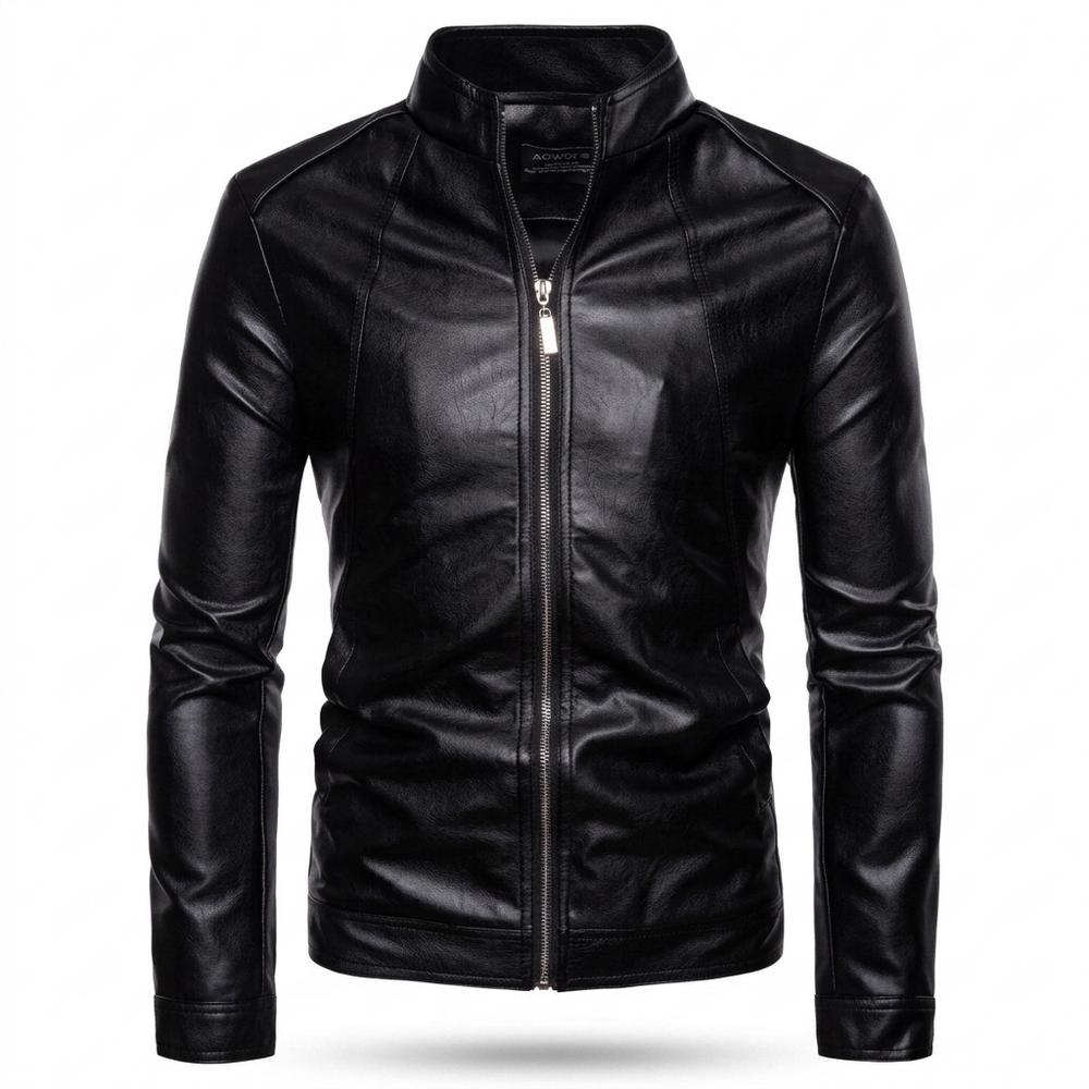 Allsaints Leather - Dalor | Slim-Fit Zip-Up Leather Jacket Men