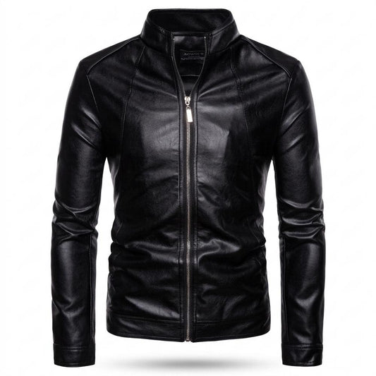 Allsaints Leather - Dalor | Slim-Fit Zip-Up Leather Jacket Men