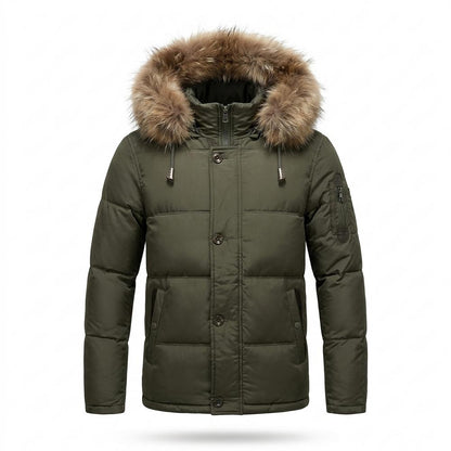 Allsaints Leather - Nemar | Hooded Quilted Jacket Men