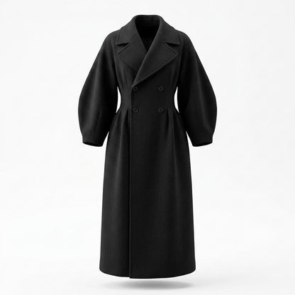 Allsaints Leather - Rolar | Tailored Voluminous-Sleeve Coat Women