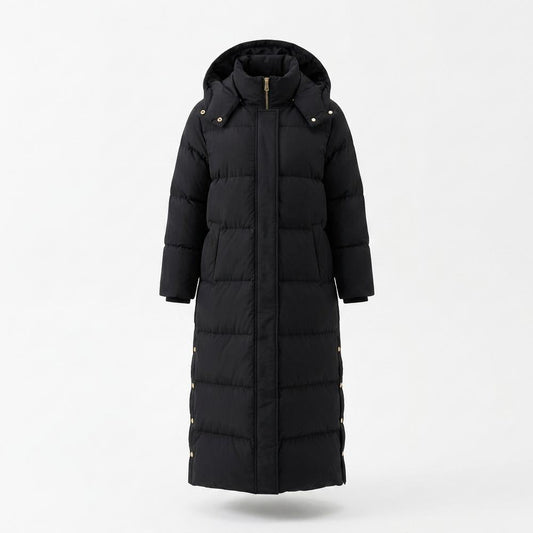 Allsaints Leather - Zamer | Quilted Longline Coat Women