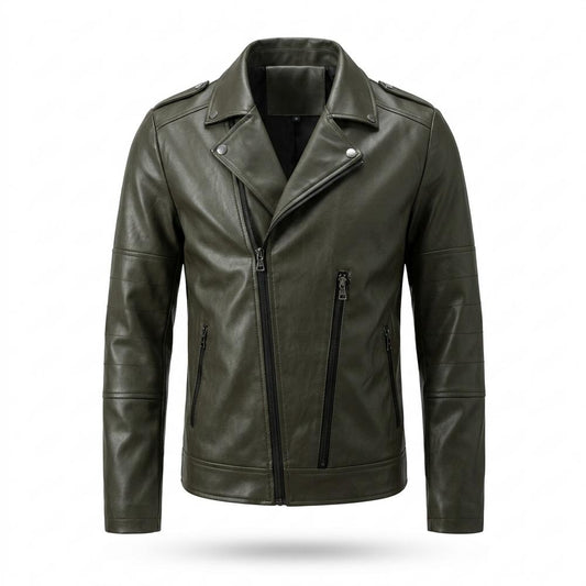 Allsaints Leather - Alvan | Asymmetrical Tailored Leather Jacket Men