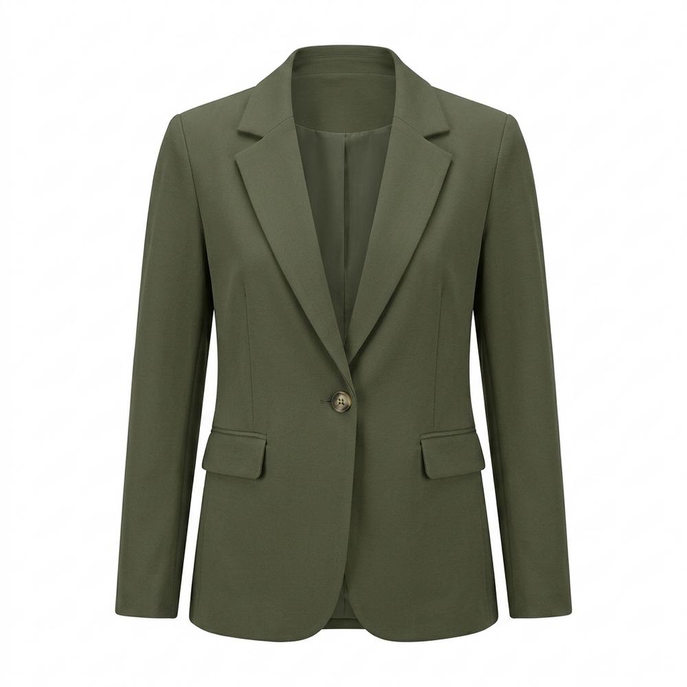 Allsaints Leather - Lasen | Single-Button Notched Lapel Blazer Women