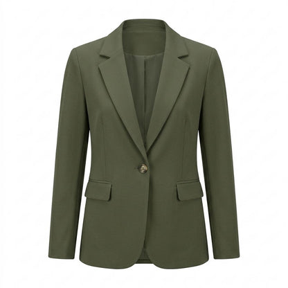 Allsaints Leather - Lasen | Single-Button Notched Lapel Blazer Women