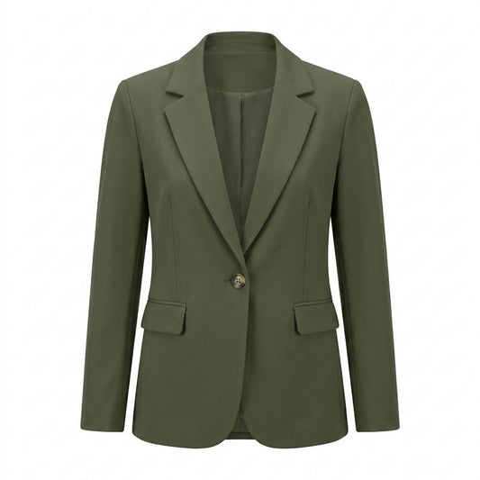 Allsaints Leather - Lasen | Single-Button Notched Lapel Blazer Women